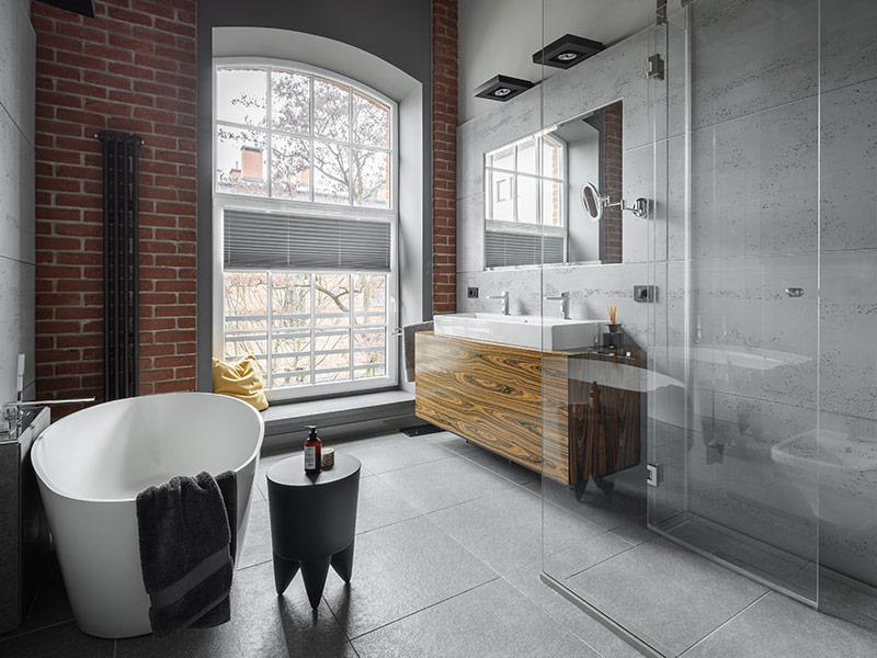 modern remodeled bathroom